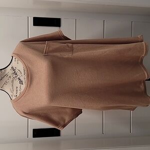 Waffle Knit Short Sleeve T Shirt